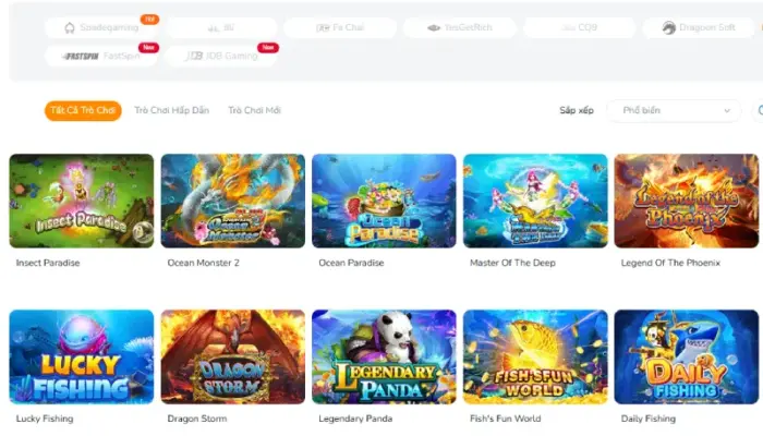 BK8 mang đến nhiều game bắn cá