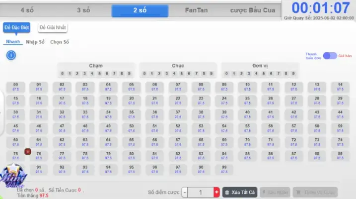 Mẹo chơi xổ số BK8 thắng