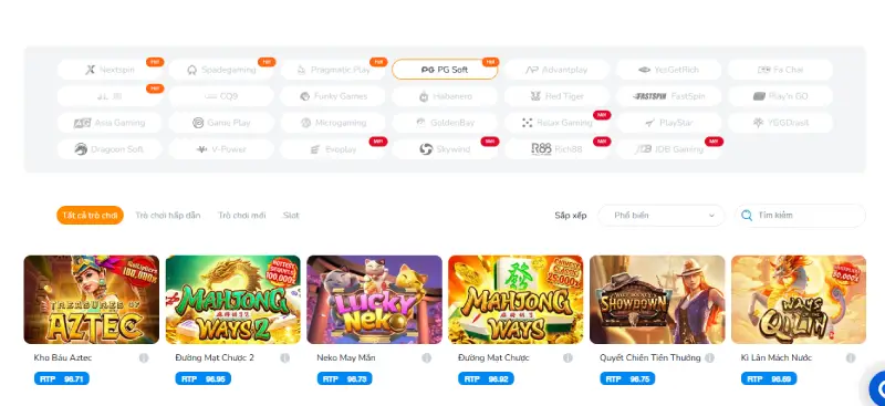 Nhà cung cấp game nổ hũ BK8 nổi danh