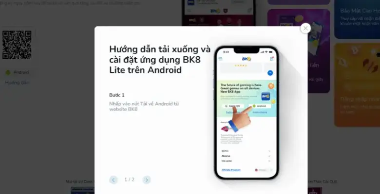 Tải BK8 cho Android đơn giản